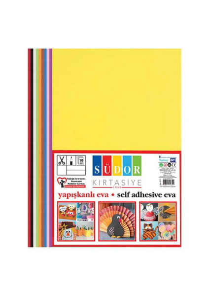 SÜDOR Eva 50x70 10 Renk Yapışkanlı